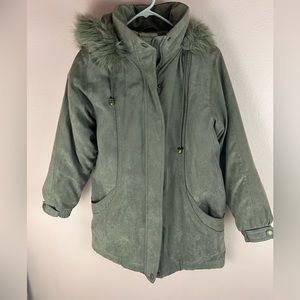 St.John’sBay Women’s Jacket Parka Coats Hooded Pre-owned